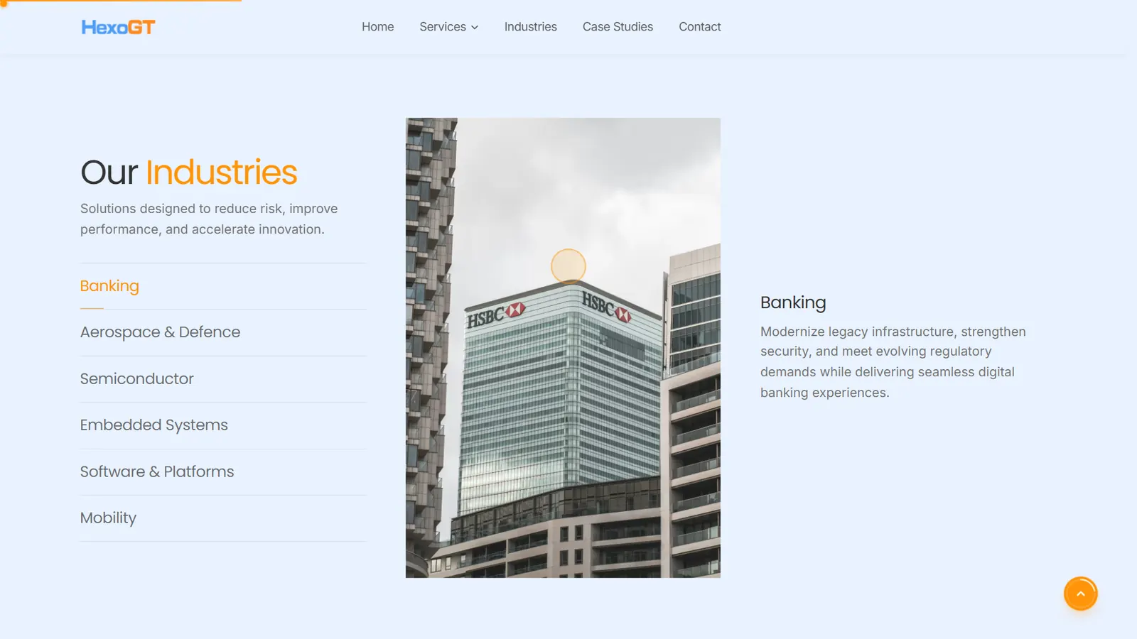 HexoGT: Six industries in one screen.