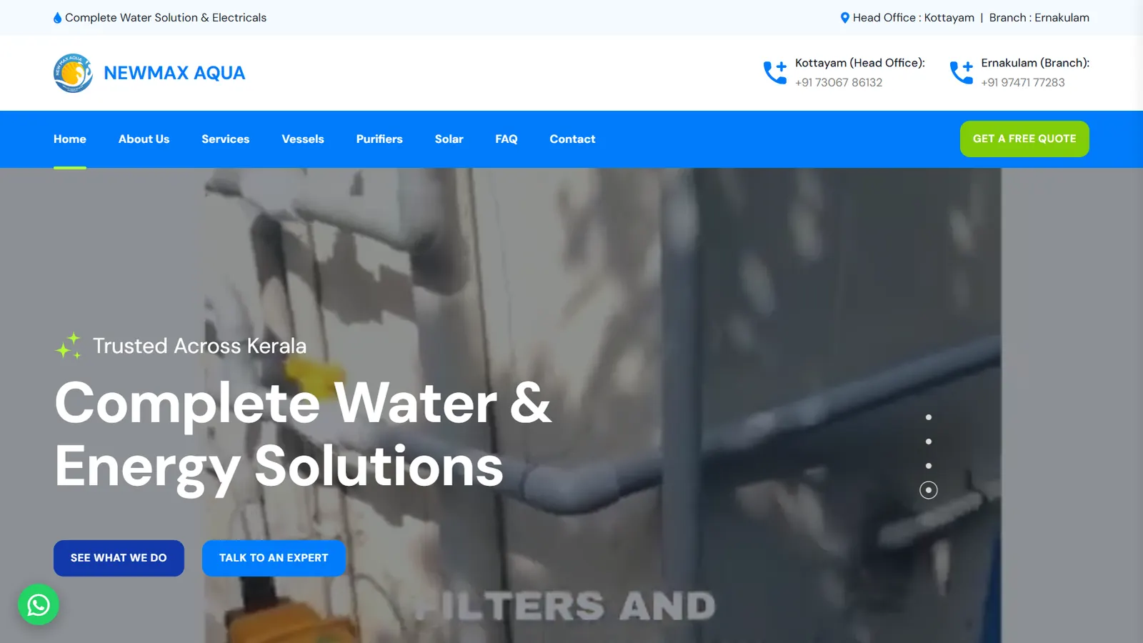 Newmax Aqua: Start with the question: is my water safe?