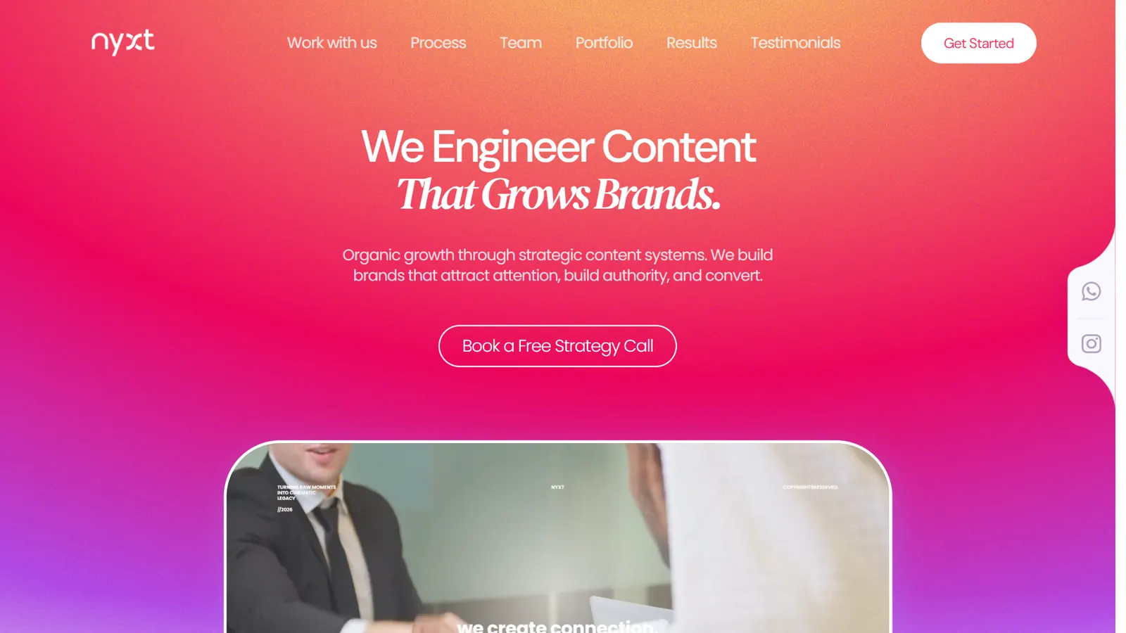 Nyxt: Not another social media agency.