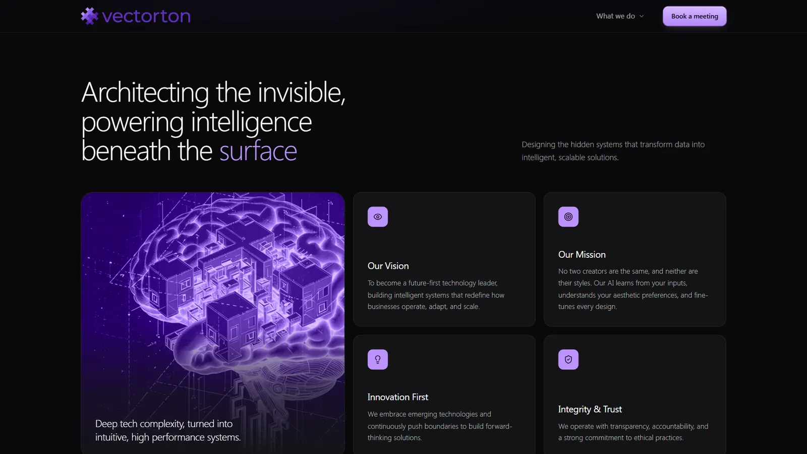 Vectorton: Architecting the invisible.